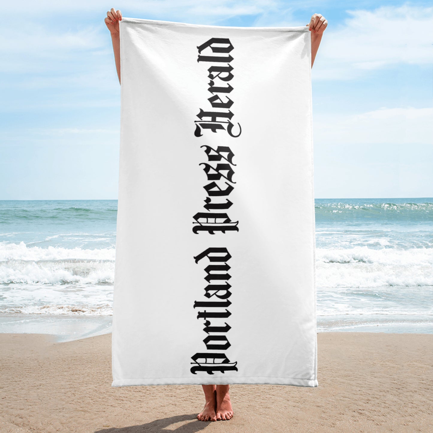 Portland Press Herald Beach Towel