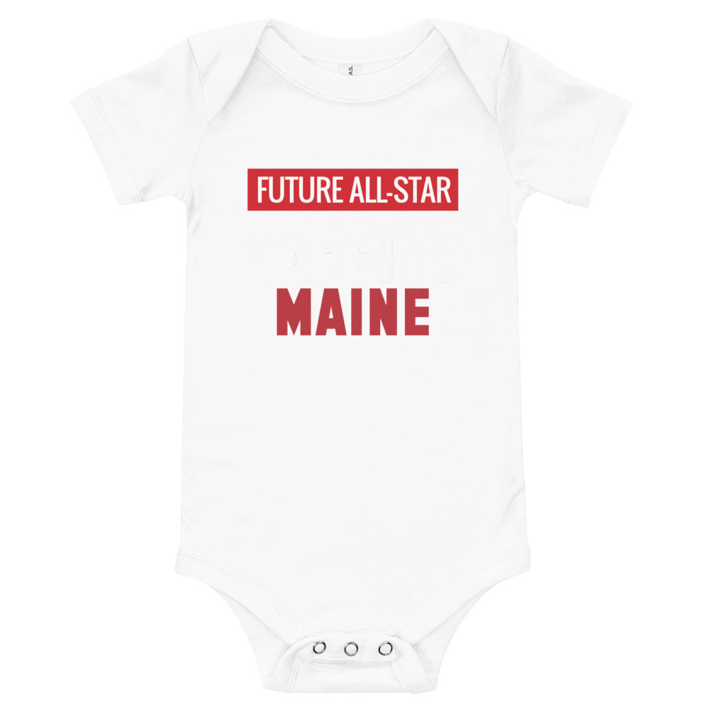 Varsity Maine Short Sleeve Onesie