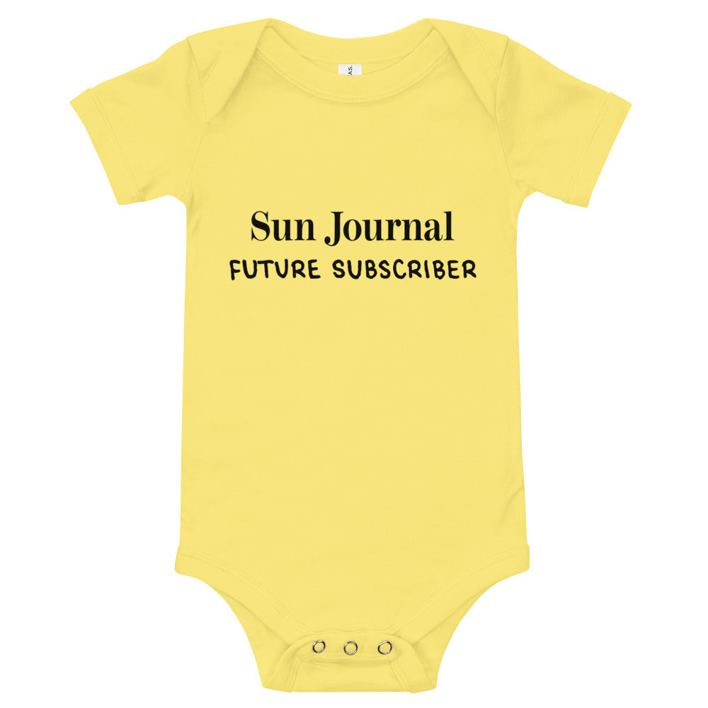 Sun Journal Future Subscriber Onesie