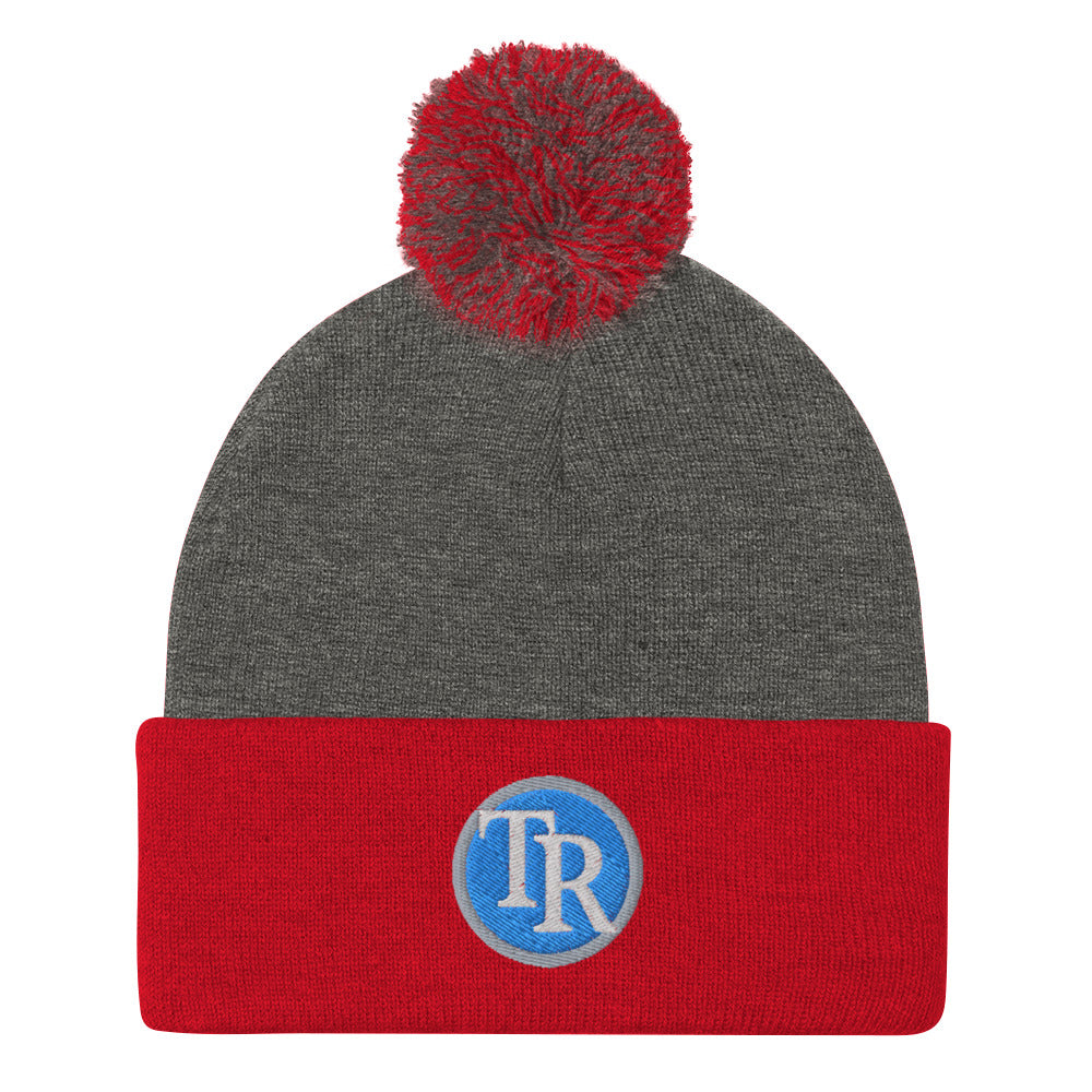 Times Record Pom-Pom Beanie