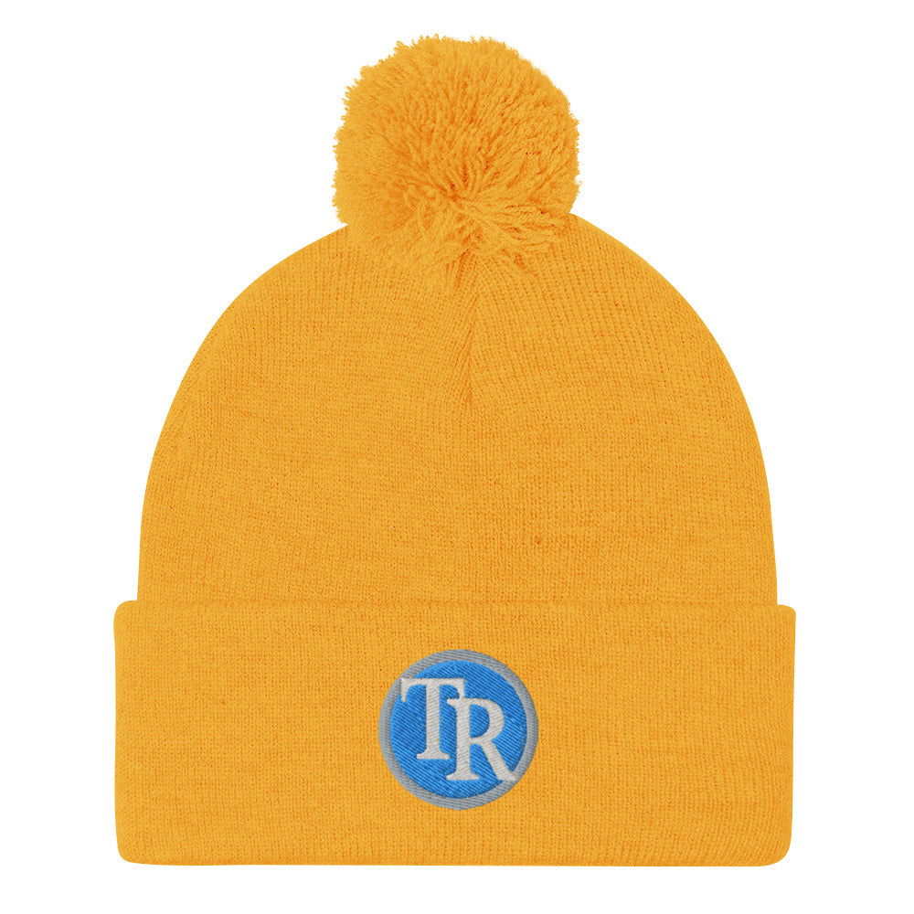 Times Record Pom-Pom Beanie