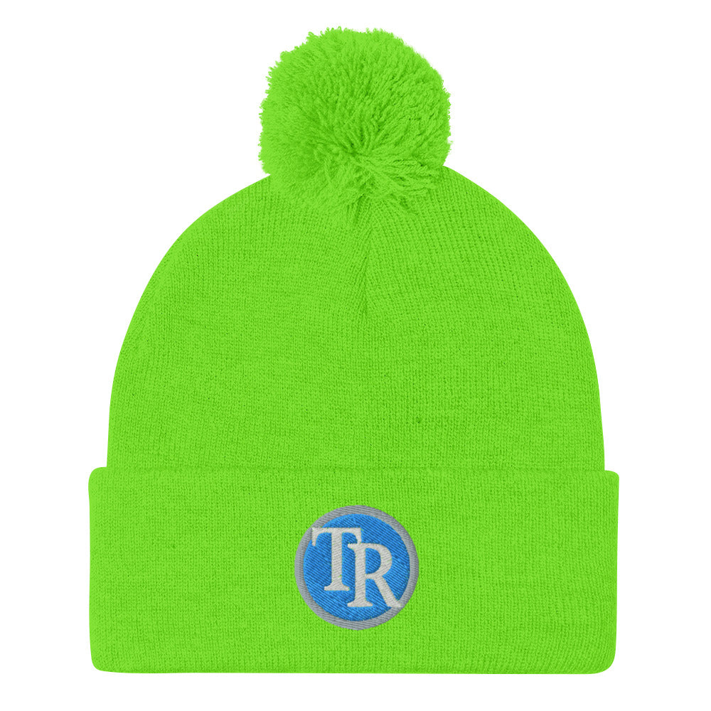 Times Record Pom-Pom Beanie