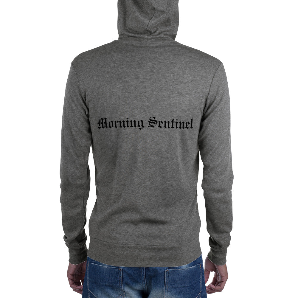 Morning Sentinel Unisex Zip Hoodie
