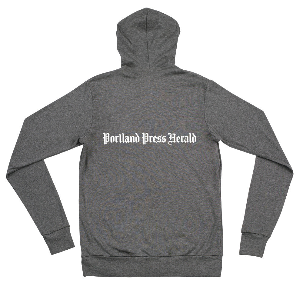 Portland Press Herald Unisex Zip Hoodie