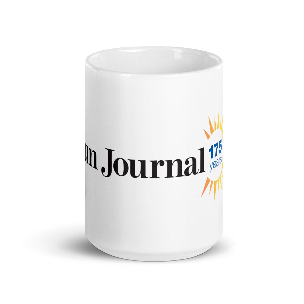 SJ 175th Anniversary white glossy mug
