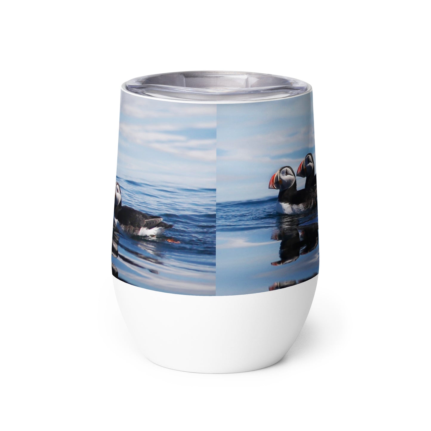 Puffins Wine Tumbler