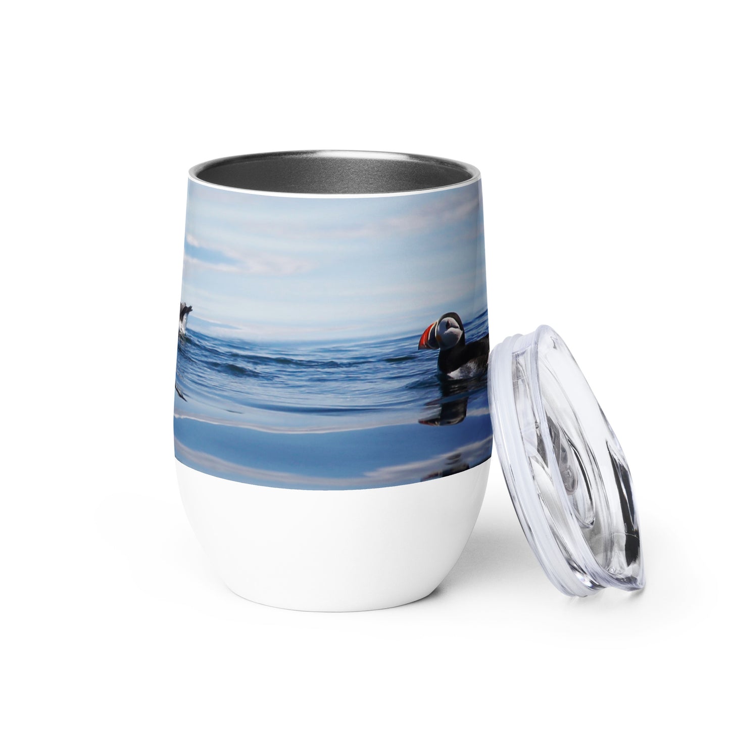 Puffins Wine Tumbler