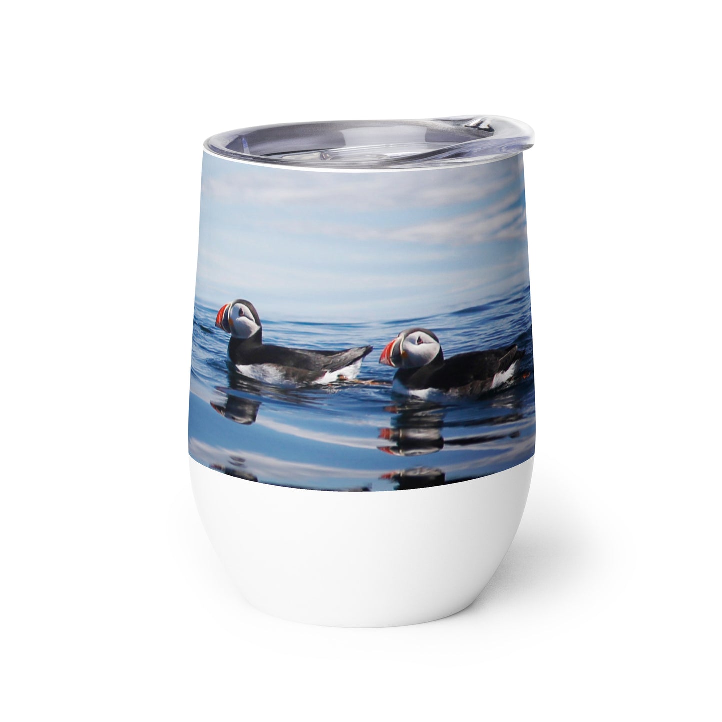 Puffins Wine Tumbler