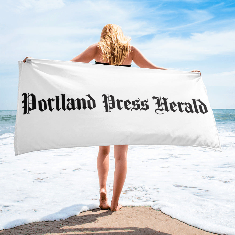 Portland Press Herald Beach Towel