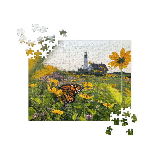 Butterfly Lighthouse Jigsaw Puzzle (252 piece)