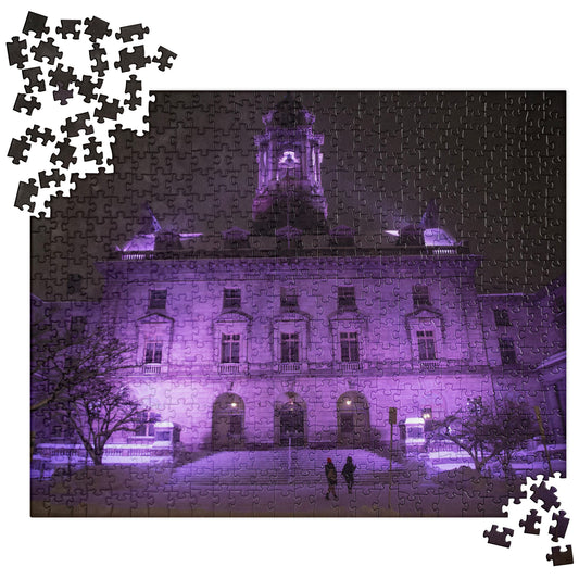 Night Snow Jigsaw Puzzle (520 piece)