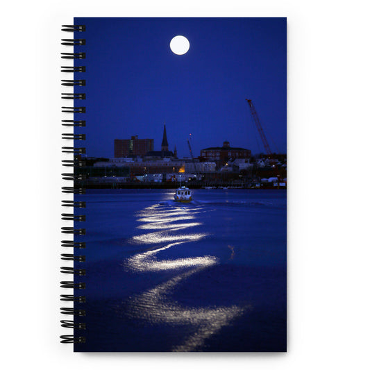 Harbor Moon Spiral Notebook