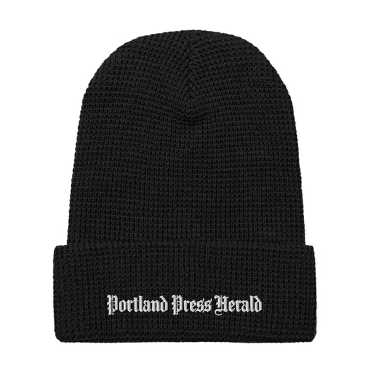 Portland Press Herald Waffle Beanie