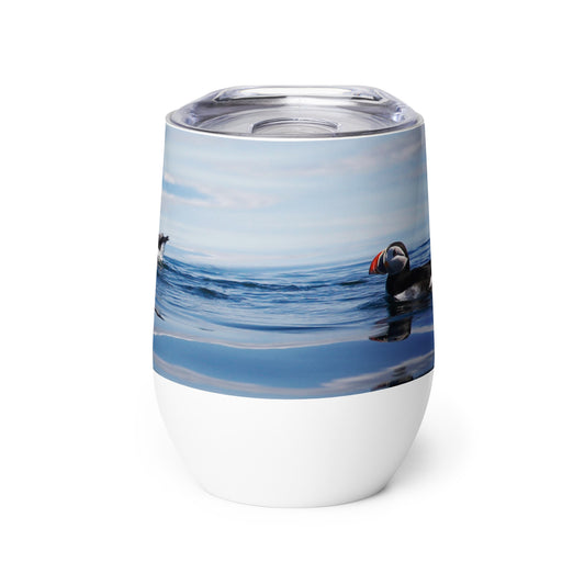 Puffins Wine Tumbler